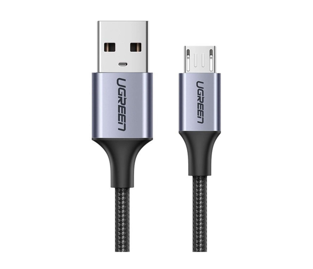 UGREEN Kabel USB do Micro USB US290 QC 3.0 2.4A 1m czarny - 1489120 - zdjęcie